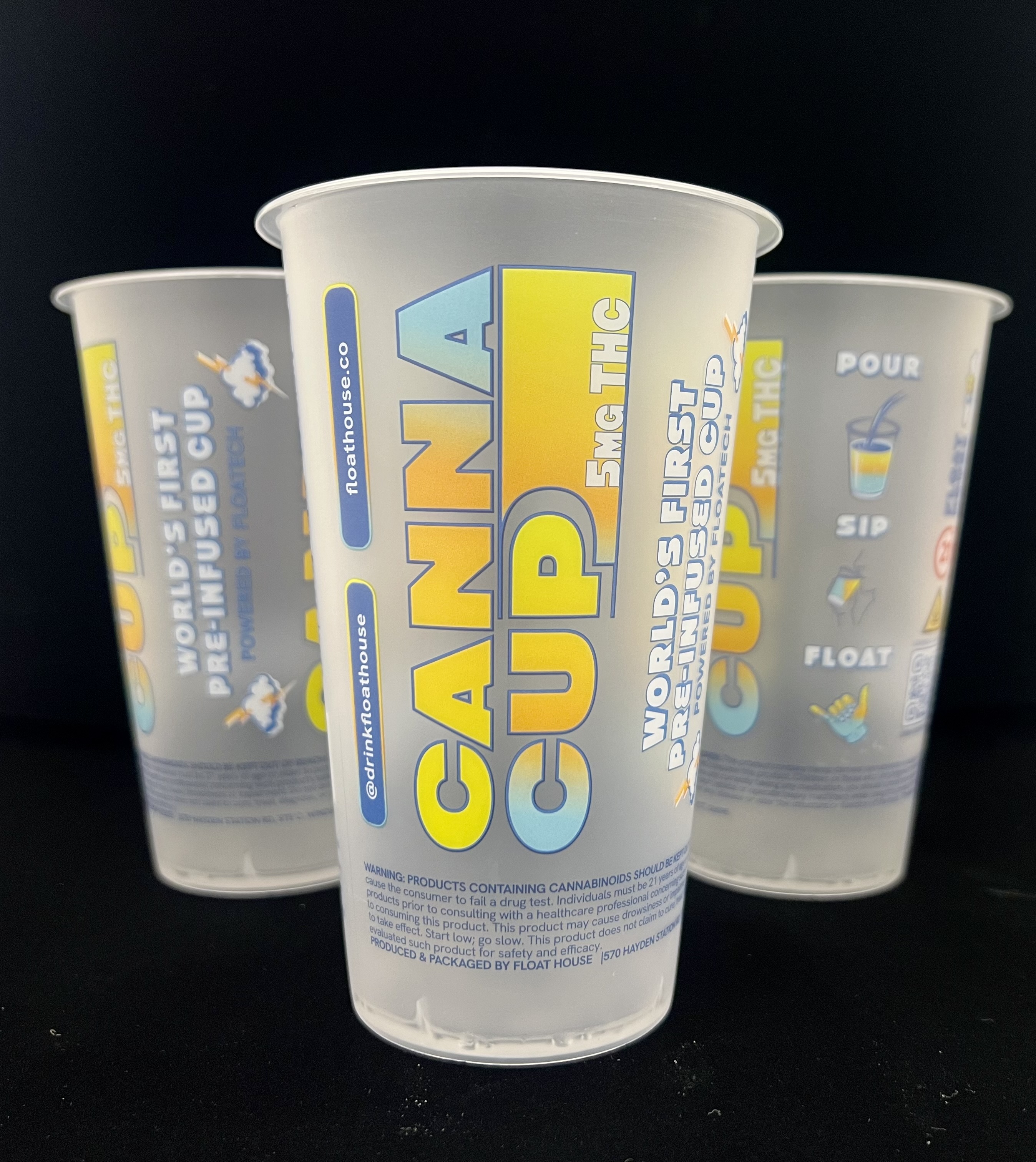 CannaCup pre-infused THC drinkware